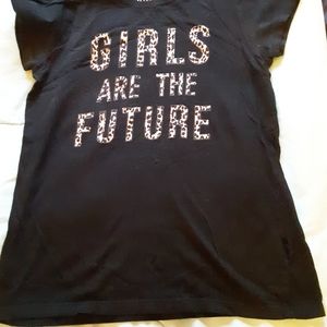 *Place* (Size 10/12) Black and Leopard Print